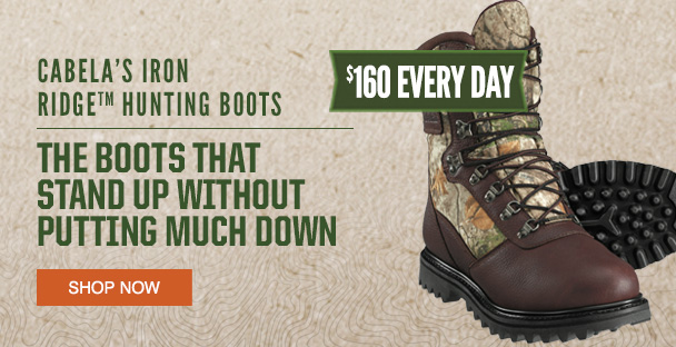 cabelas mens iron ridge hunting boots